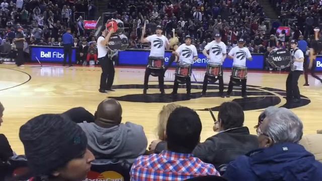 416BEATS Playing @ Raptors vs. Hornets. 01.01.16 смотреть онлайн