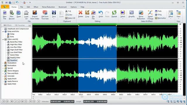 Free Audio Editor video demo смотреть онлайн