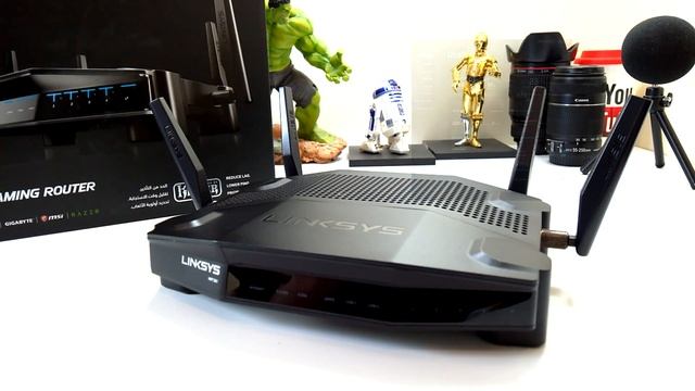 Gaming router WRT32x مراجعة راوتر لينكسيس المخصص للالعاب смотреть онлайн