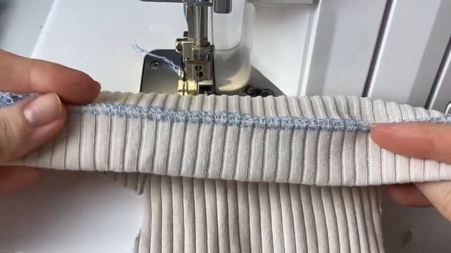 3 способа обработки низа на оверлоке