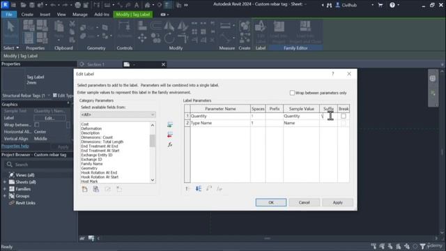 4.3. Редактирование пользовательского тега арматуры смотреть онлайн