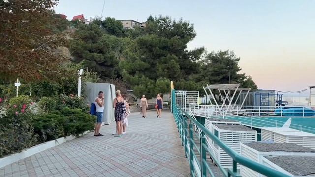Восточная набережная Алушта | 17.07.2024 |  Алушта июль