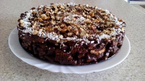 Шоколадный торт из печенья без выпечки!