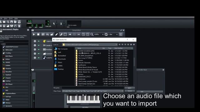 Tutorial - How to import a sample in LMMS (1 minute tutorial) смотреть онлайн