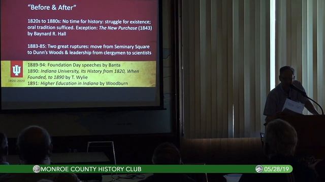 5/28/2019......Dr James Capshew; Revisiting the History of Indiana University смотреть онлайн