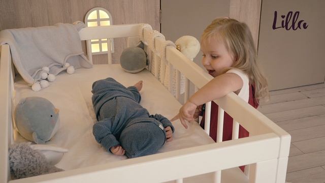 Детская кроватка Lillaland Lilla Aria видео обзор смотреть онлайн