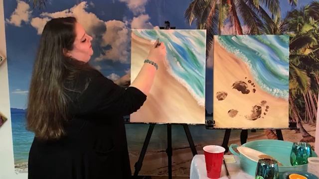 Adult Free Paint Session with Mimosas Masterpieces! смотреть онлайн