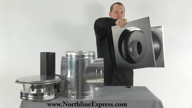 DuraPlus Chimney Pipe - Thru-The-Wall Kit смотреть онлайн