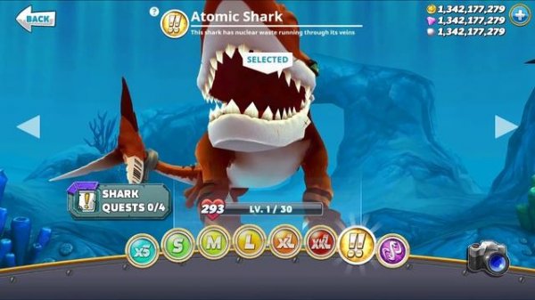 Hungry Shark World - New Shark Coming Soon Update - All 39 Sharks Unlocked Hack Gems and Coins Mod