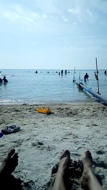 Коса пересыпь, пляж Малибу. Очень красиво. смотреть онлайн