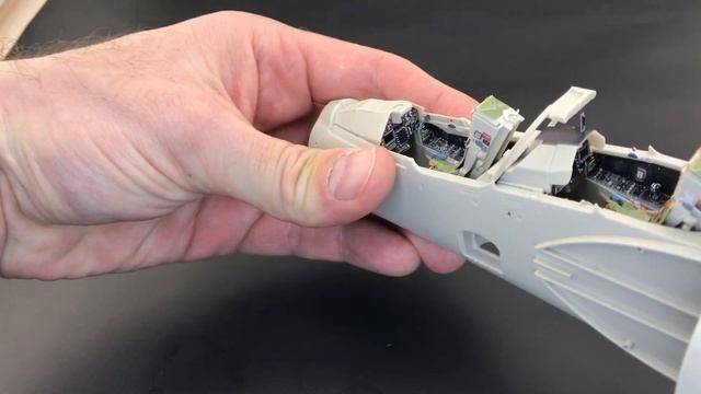 This is Quinta Studio's Mirage 2000D cockpit for 1/32 Kitty Hawk kit смотреть онлайн