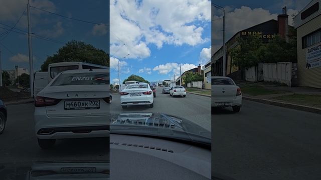 экзаменационный маршрут уфа-движение к южному автовокзала Рихарда Зорге, улица. смотреть онлайн