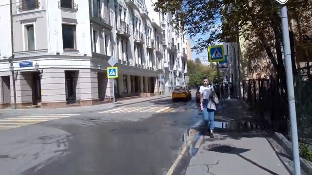 Москва 399 Большой Могильцевский переулок, Малый Могильцевский переулок лето день смотреть онлайн