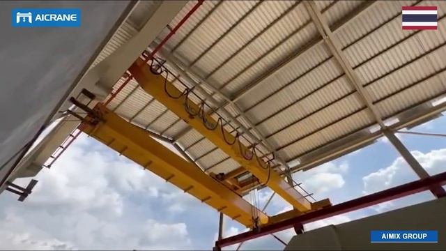 Мостовой кран 15 тонн + 5 тонн в Тайланде смотреть онлайн