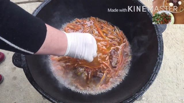 Ош тайерлаш. Ош тайерлашни оддий усулларидан бири.