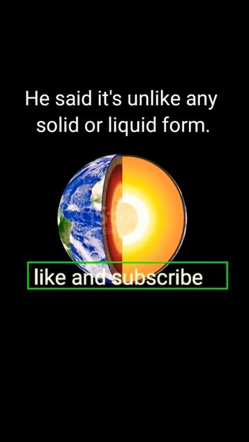 Earth's inner core isn't solid or liquid #short #youtubeshort #shorts смотреть онлайн