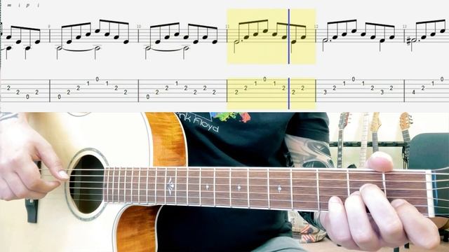 Is there anybody out there? / Pink Floyd / Sheetmusic & TAB's смотреть онлайн