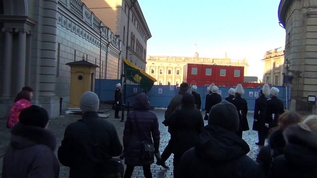 Стокгольм. Смена караула у королевского дворца смотреть онлайн
