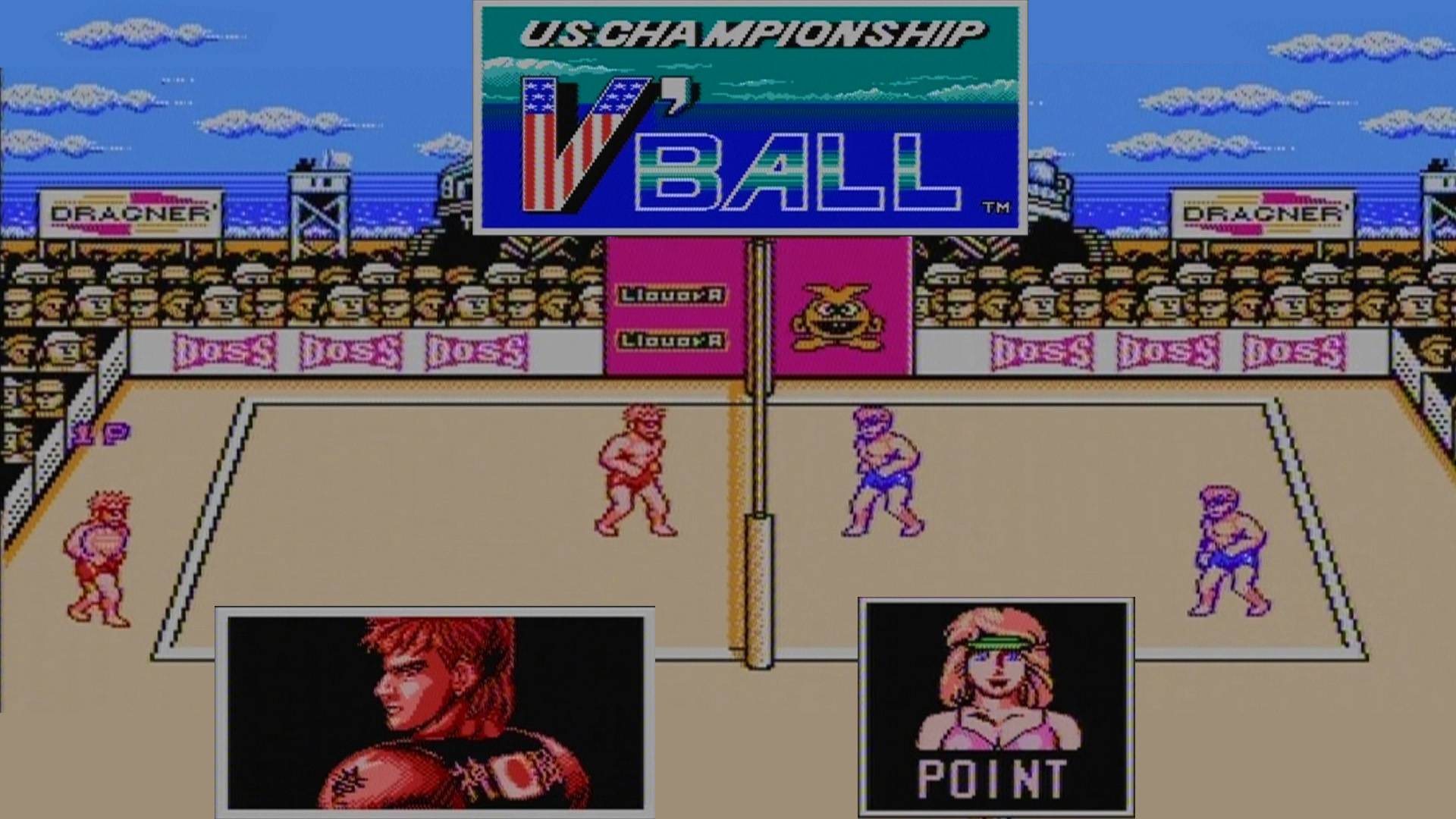 US Championship V'Ball (Денди) - прохождение ("На коврике" №1) смотреть онлайн