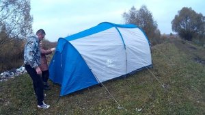 СОБИРАЕМ ПАЛАТКУ ARPENAZ 4.1 QUECHUA