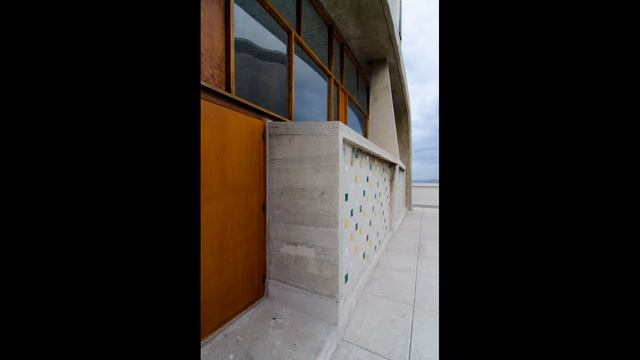 Unité d'Habitation Marseille France - roof landscape смотреть онлайн