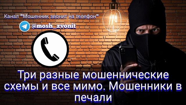 Три разные мошеннические схемы и все мимо. Мошенники в печали смотреть онлайн