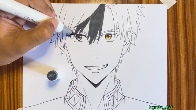 How to Draw Haruka Sakura of Wind Breaker | Easy drawing anime смотреть онлайн