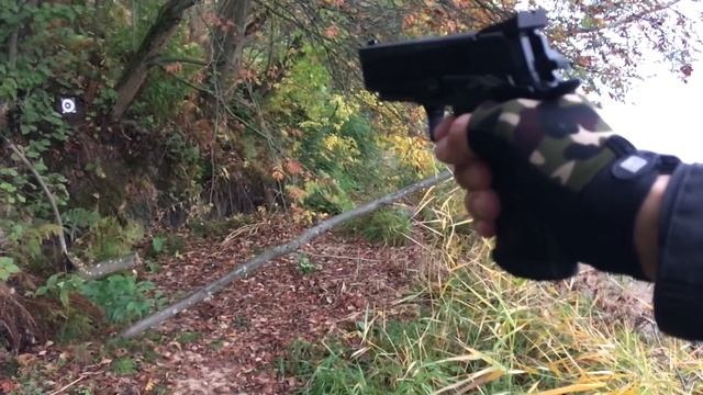 Пневматический пистолет Sig Sauer X-Five P226 замедленное видео стрельбы