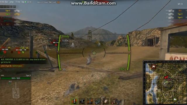 World of tanks gameplay - Tiger 2 смотреть онлайн