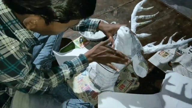 पेपर से हिरण बानाऐ | How To Make Paper Deer head | wallmate | wall hangings смотреть онлайн
