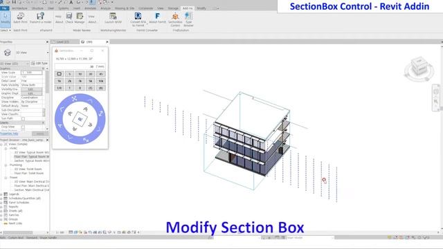 sectionboxcontrol - Autodesk Revit Addin (v2) смотреть онлайн