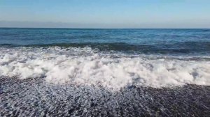 Утренний пляж Причал в Адлере на 8 ноября 2020