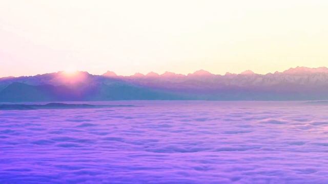 Switzerland Natural View Neon Effect Drone Music Dancing Fantasy