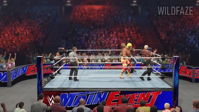 WWE 2K23 WCW BRAWL - Goldberg VS Sting VS Scott Steiner VS Vampiro VS Hulk VS Sid (AI BATTLE) смотреть онлайн