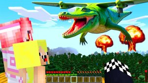 🐊ВЫЖИВАНИЕ В МИРЕ БОМБАРДИРО КРОКОДИЛО В МАЙНКРАФТ! ШЕДИ ЛЕСКА И НУБИК MINECRAFT