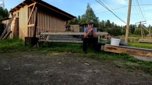 Быт рыбака в Карельском поселке Софпорог и его хозяйство. Туризм и сервис.