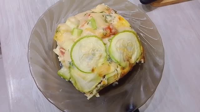 Фриттата- итальянский омлет с овощами!