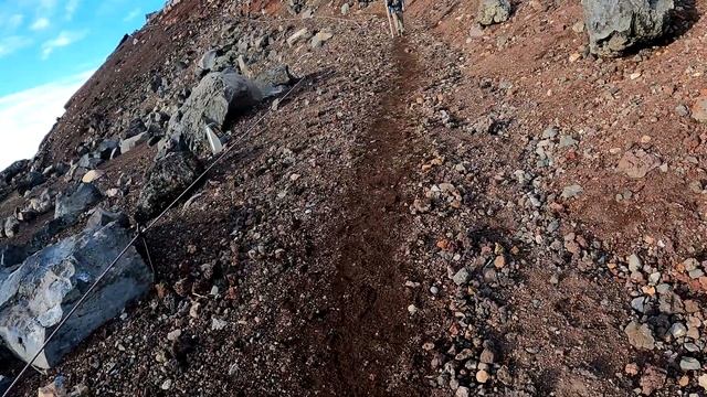 Mount Fuji Crater Walk  || 4K