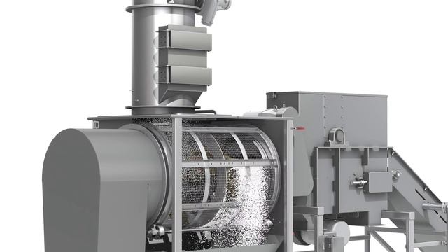 Bag Slitting System for Automated Bag Opening, Material Infeed, and Product Separation. смотреть онлайн