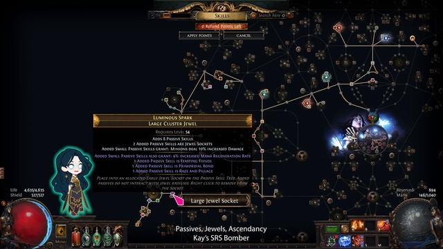 PoE 3.19 - Endgame SRS Bomber - Simulacrum 30 - Summon Raging Spirit - Minion Instability смотреть онлайн