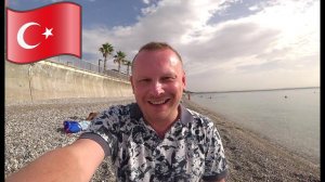 #5.Анталия. Релакс на пляже Коньяалты  Выгодно поменял валюту  Недорого поел в турецкой кебабной