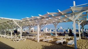 г. ЕВПАТОРИЯ. Кемпинг "ЛАЗУРНЫЙ БЕРЕГ" Вот где нужно отдыхать. КРЫМ 2024.