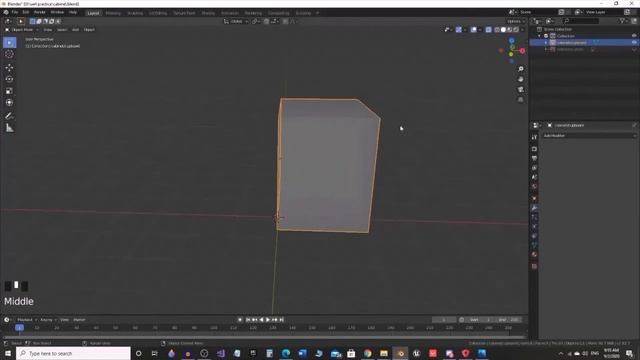 how to make cabinet cup board in blender (beginners) смотреть онлайн
