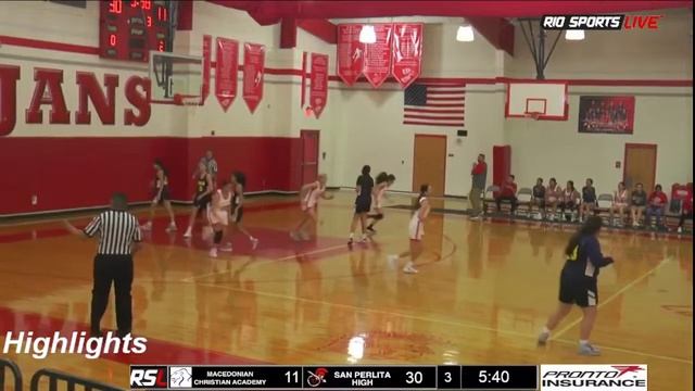 Highlights- Girls Basketball- San Perlita Vs Macadonia 12-19-22 смотреть онлайн