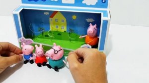 Свинка Пеппа игрушки из мультика Распаковка! Peppa Pig Toy Family Unpacking!