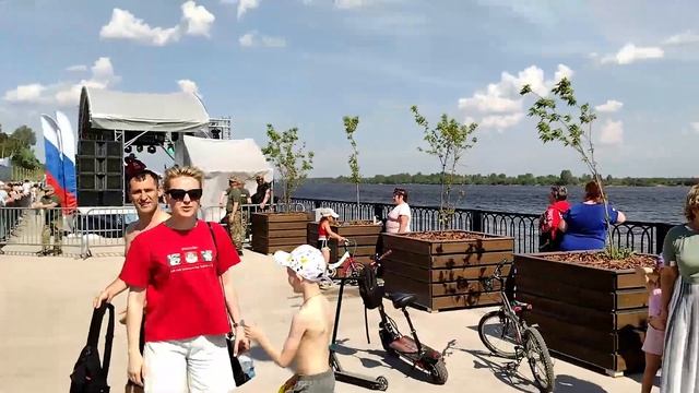 Открытие набережной реки Кама в Закамске. Пермь, день города 12.06.2024 смотреть онлайн