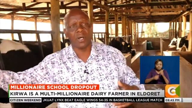 Willy Kirwa is a multi-millionaire through dairy farmer in Eldoret смотреть онлайн