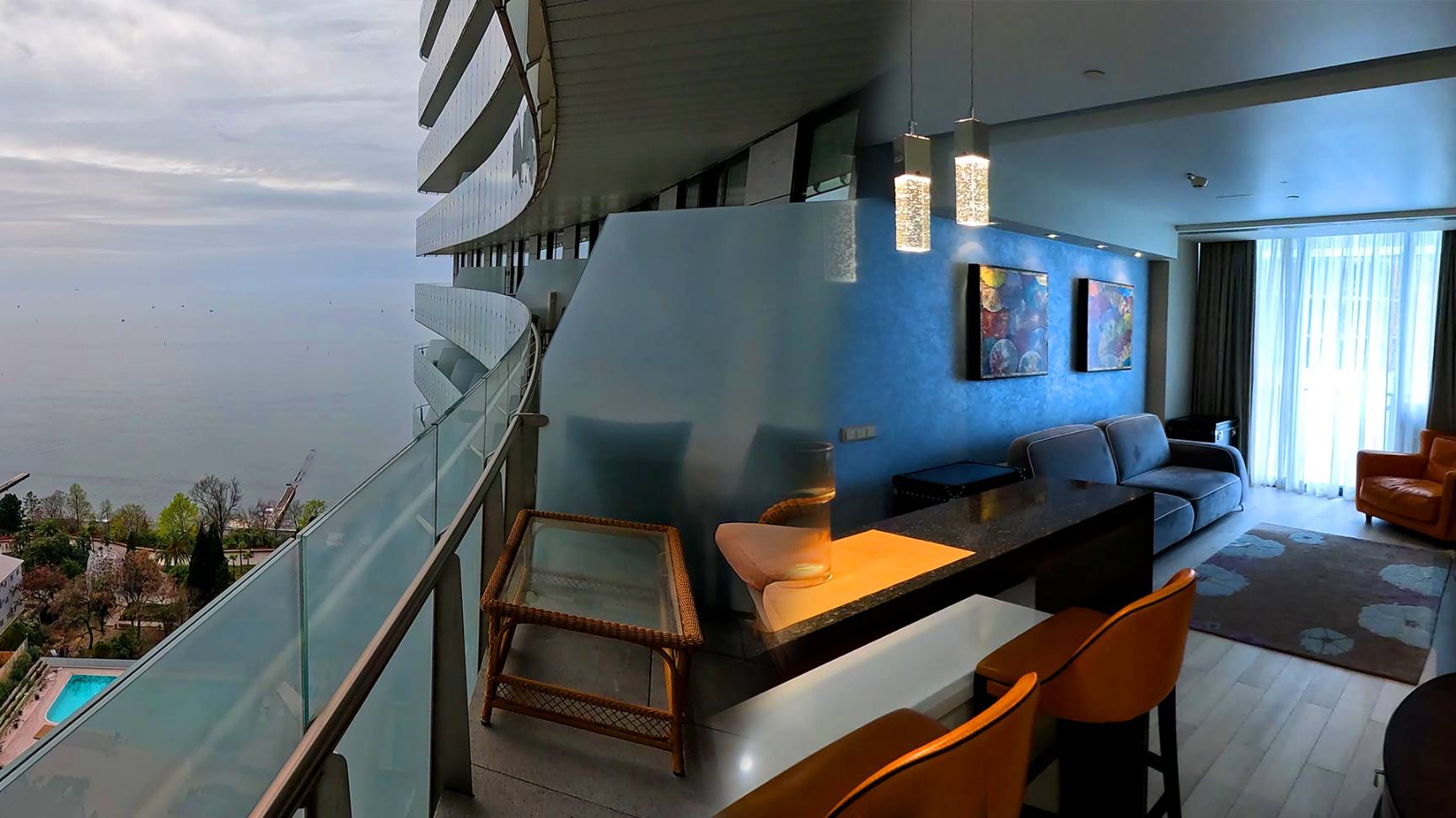 🏝️ РОСКОШНЫЕ АПАРТАМЕНТЫ В СОЧИ | ОБЗОР НА ВЫСОКОМ ЭТАЖЕ В HYATT REGENCY GRAND KARAT 🏙️ смотреть онлайн