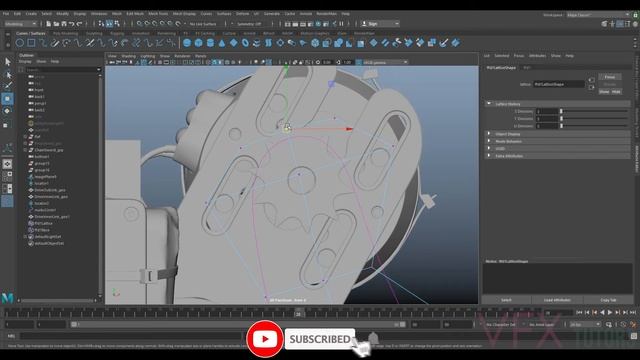 Hard Surface Modelling in Maya - Part 23 - Drive chain part 2 смотреть онлайн