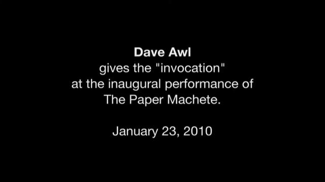 Dave Awl at The Paper Machete смотреть онлайн
